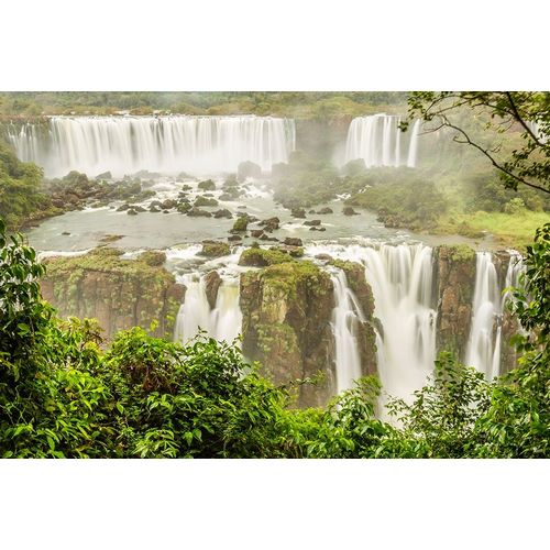Brazil-Iguazu Falls Landscape of waterfalls
